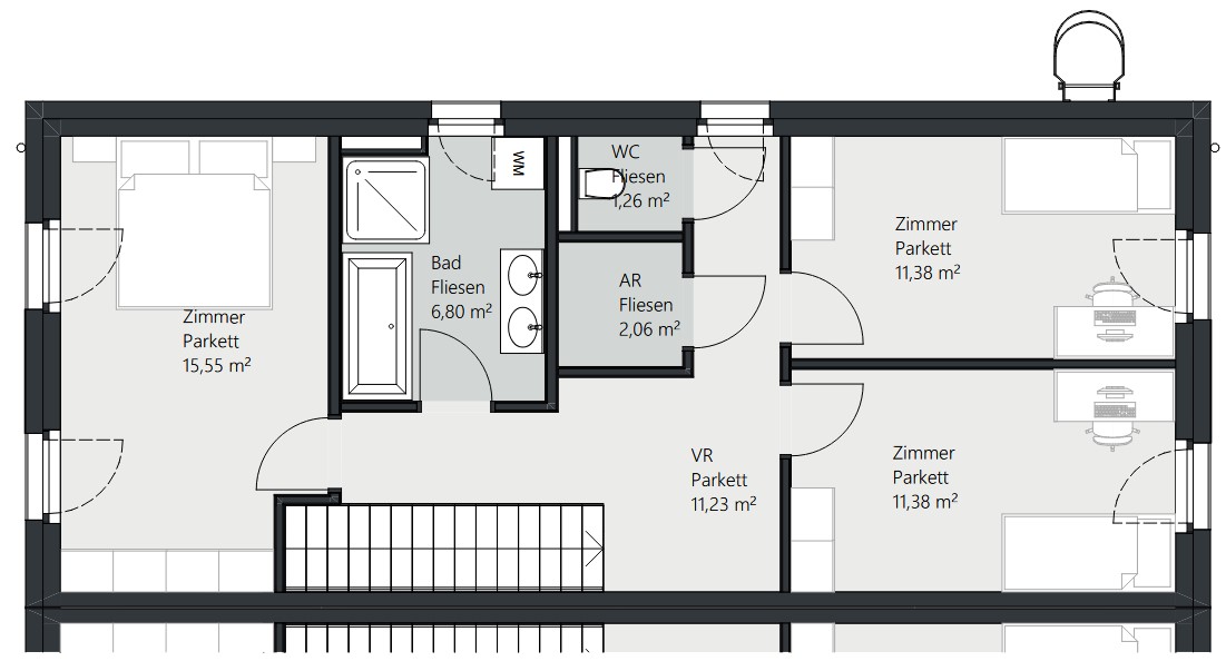 Brunn Haus 8 OG